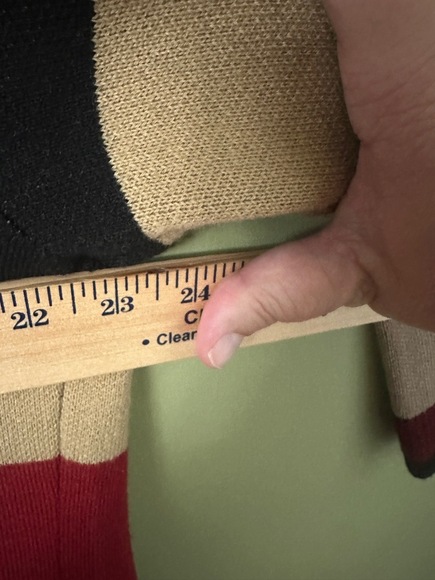 Kasper Womens Duster Size XL Cardigan Patchwork Collared Open Wool Acrylic Blend - Picture 8 of 9